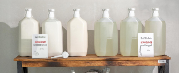Aromatherapy Body Washes & Lotions Refill Station