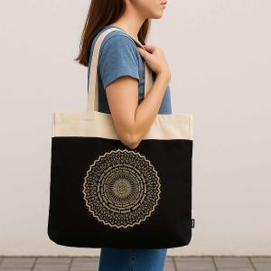 Oversized Tote Bag - Freedom Mandala