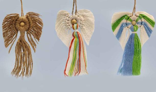 Wholesale Hati-Hati Macrame Angel in Gift Box