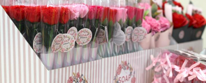 Soap Flowers for Retail