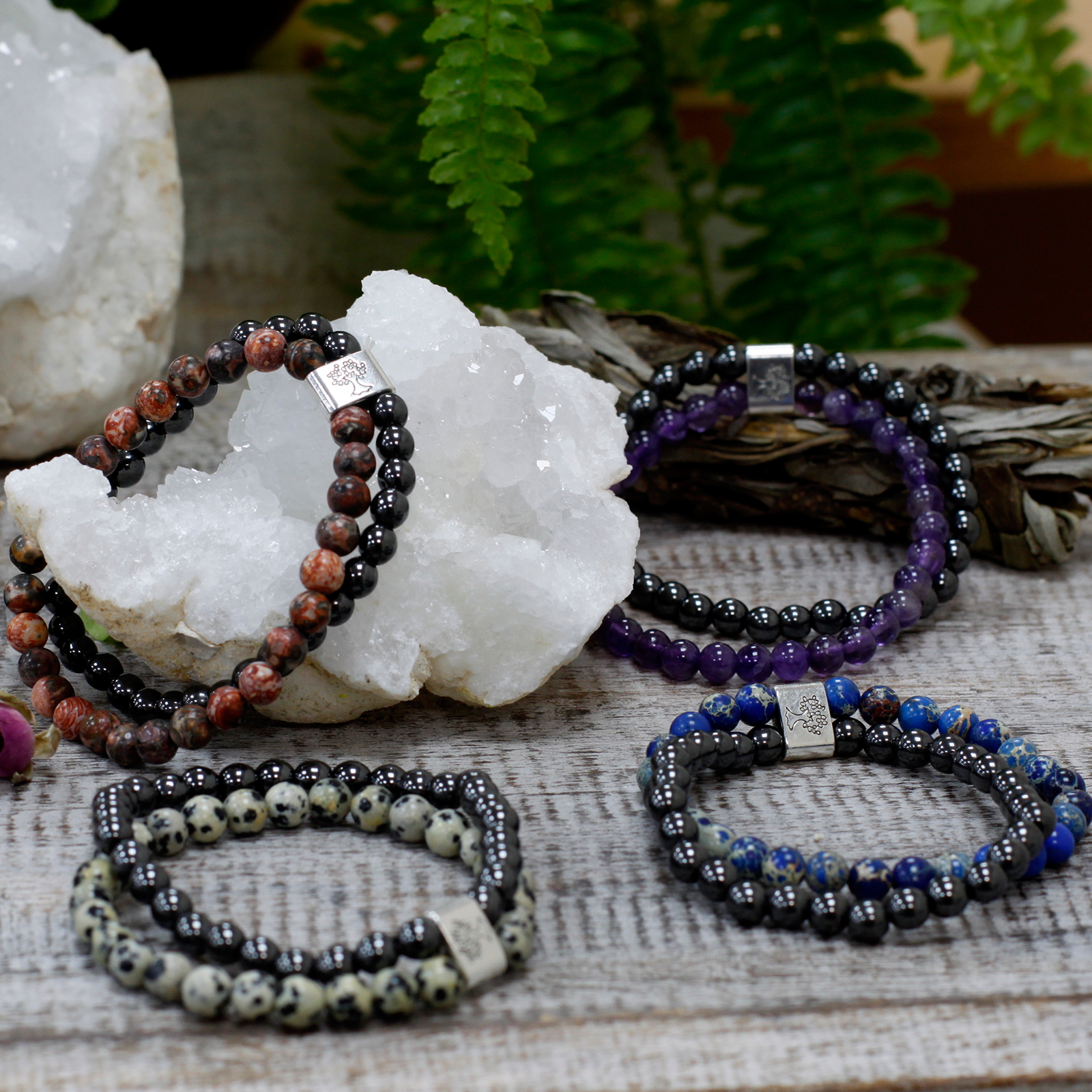 Wholesale Natural Mixed Gemstone Chips Braided Bead Bracelets -  Pandahall.com