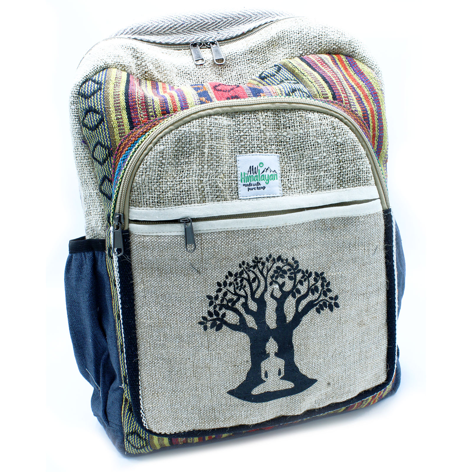 hemp backpack purse