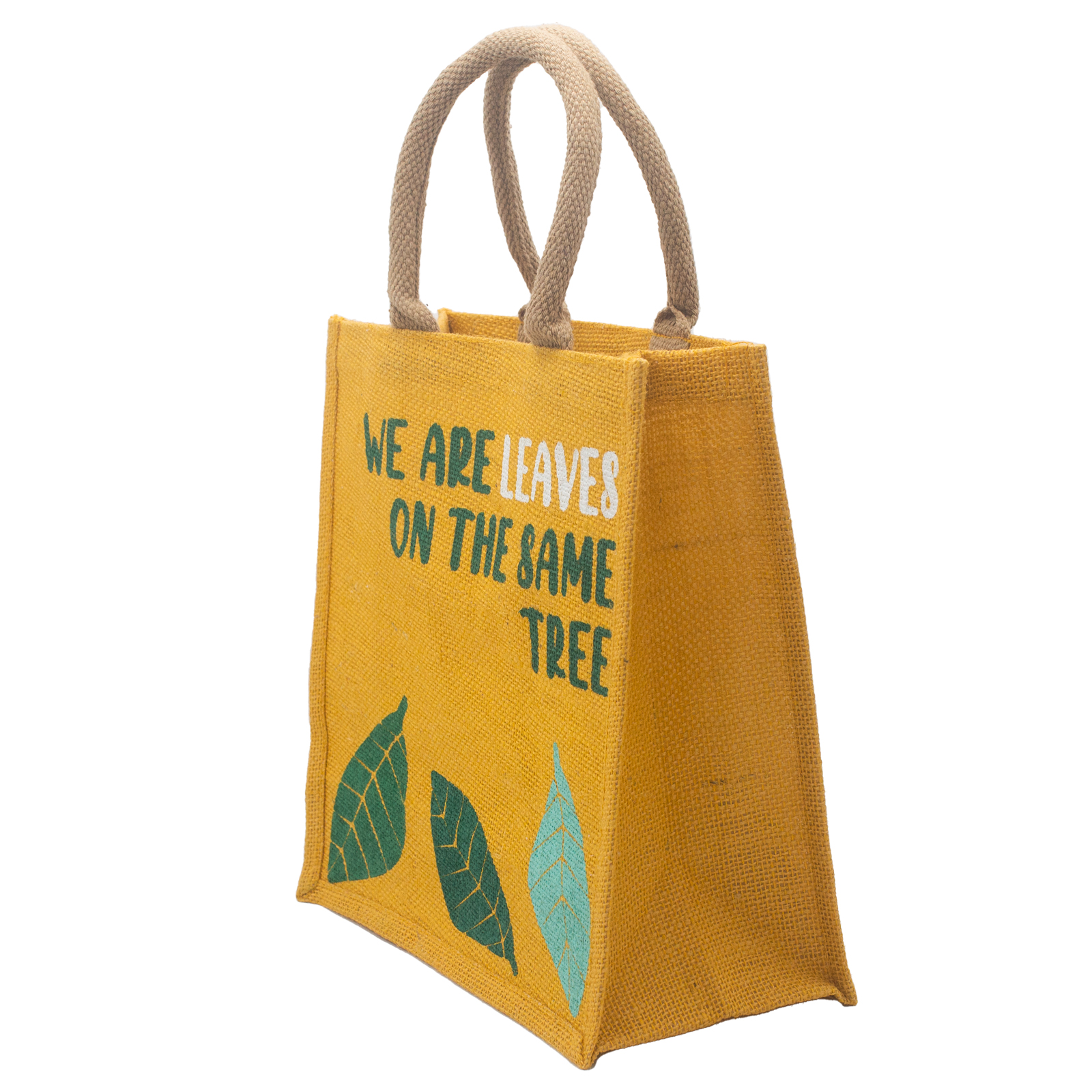 Return Gift- Yoga Print Jute Bag | Shaabee Return Gifts